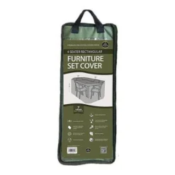 4 Seater Rectangular Furniture Set Cover Green -Gardman Fruniture Shop 4 seater rectangular furniture set cover green 1608653171 2 l