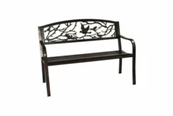 BENCH BIRD BACK METAL