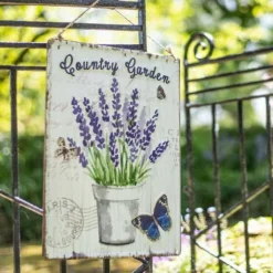 Country Garden Metal Sign