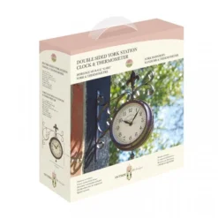 Double Sided York Station Clock & Thermometer -Gardman Fruniture Shop double sided york station clock thermometer 1608566197 1 l