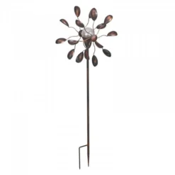 Gemini Wind Spinner With Solar Crackle Globe -Gardman Fruniture Shop gemini wind spinner with solar crackle globe 1608385564 1 l