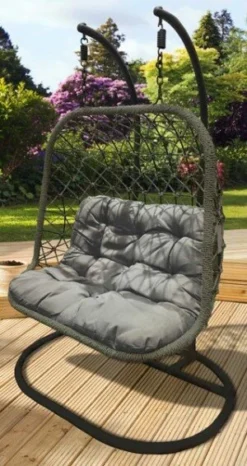 HANGING EGG CHAIR DOUBLE PAGODA