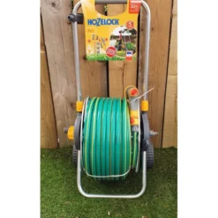 Hozelock Hose Cart Prem Metal 50M Hose