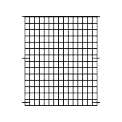 Large Fence Panel Grid Multi-Purpose Black