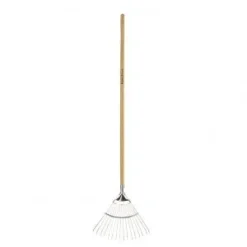 Long Handled Lawn / Leaf Rake Stainless Steel K & S