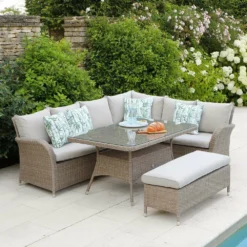 MONACO SAND RECTANGULAR DINING