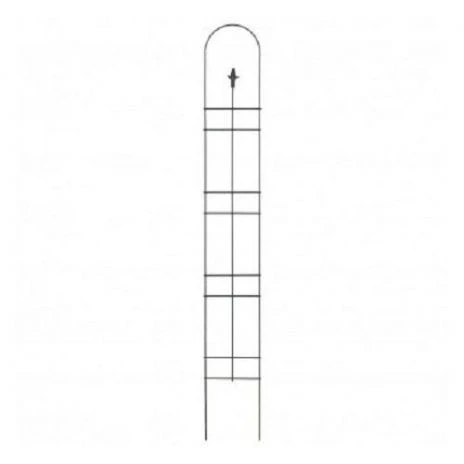 Narrow Trellis With Finial, Black 1 Narrow Trellis With Finial, Black