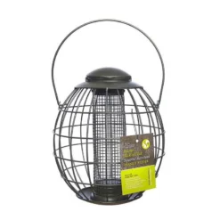 Peanut Feeder Pewter Flick 'N' Click Squirrel Resistant