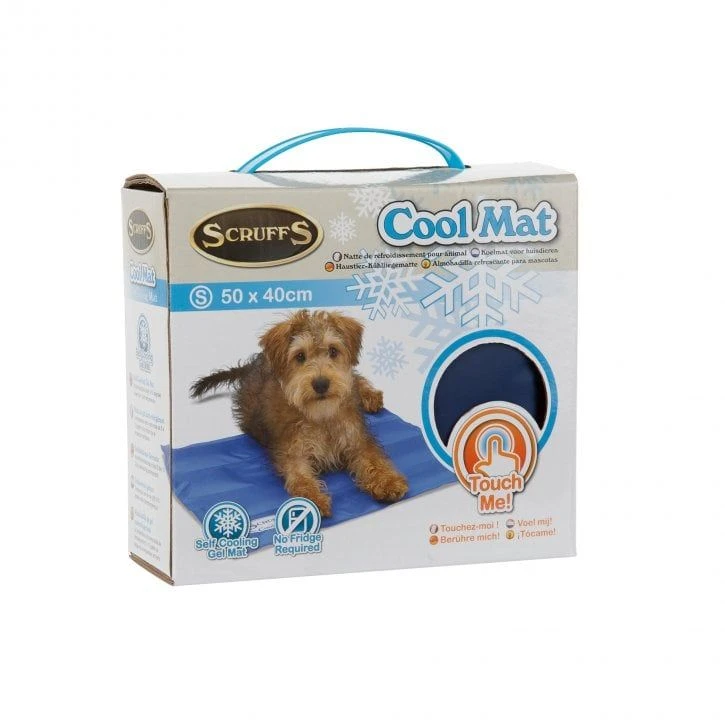 Scruffs Dog Cool Mat Small Blue 4 Scruffs Dog Cool Mat Small Blue - Image 4