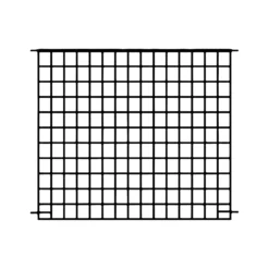 Small Fence Panel Grid Multi-Purpose Black