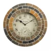 Stonegate Mosaic Clock 14in