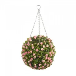 Topiary Pink Rose Ball 30cm